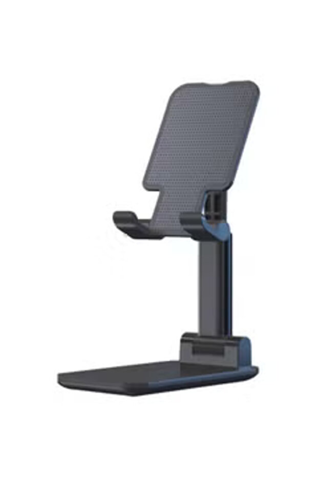 Folding Desktop Phone Stand Black حامل هاتف مكتبي قابل للطي - 1