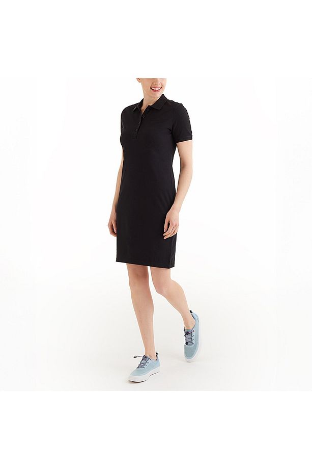 Cs0378 Csc W Basic Polo Ss Dress Kadın Elbise - 5