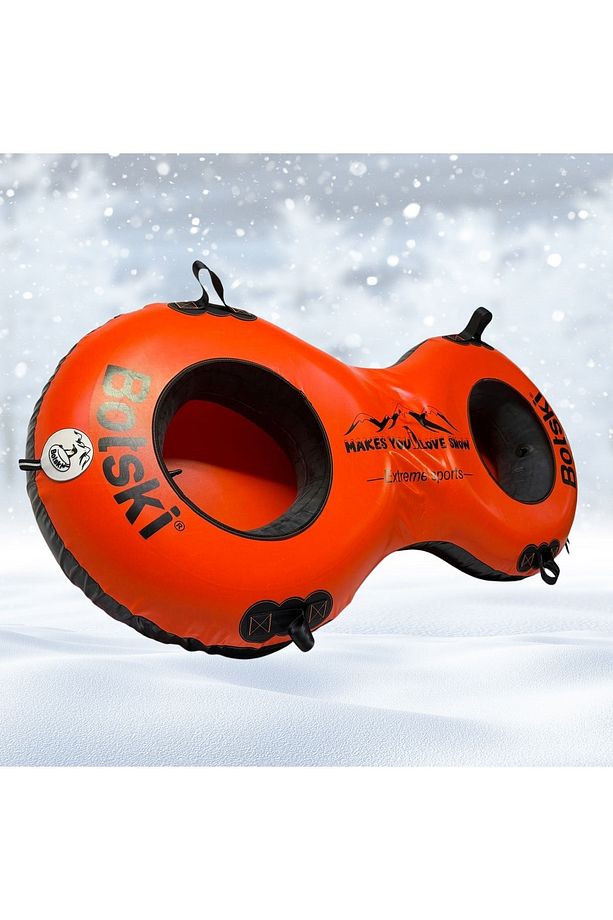 Çift kişilik neon Botski Şişme Kar Botu & Kar Kızağı - 1