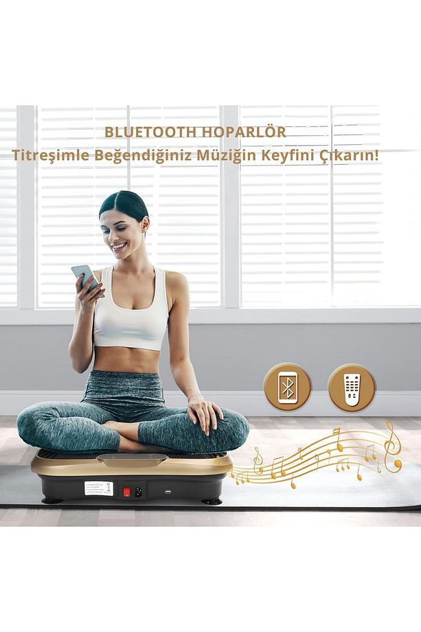 E02 Vibration 2d Yüksek Titreşimli Tüm Vücut Hızlı Yağ Yakma Ve Zayıflama Spor eğzersiz aleti - 7