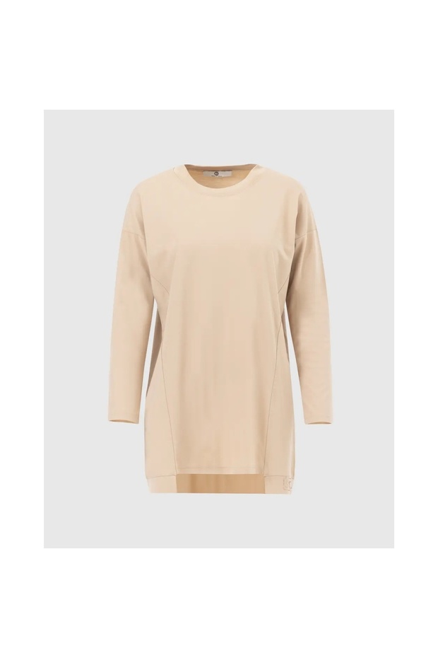 YENİ SEÇİL KADIN örme kumaş basic tunik 10002421211015 - 6