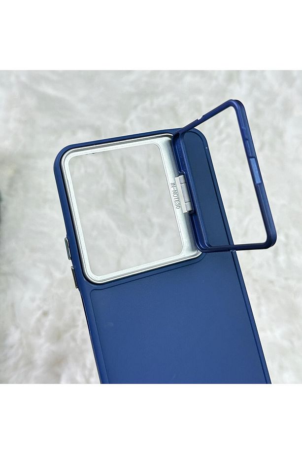 İNFİNİX NOTE 30 - Stand Olabilen Tuşu Kolay Basmalı Lansman Süet Kılıf - 4