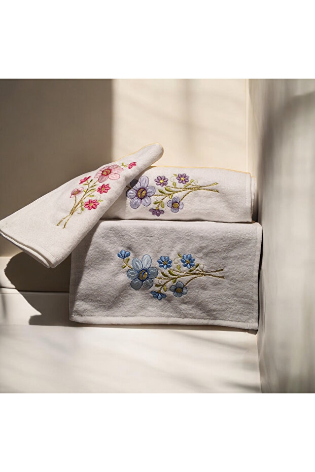 Set of 3 Embroidered 30X50 Kitchen Towels