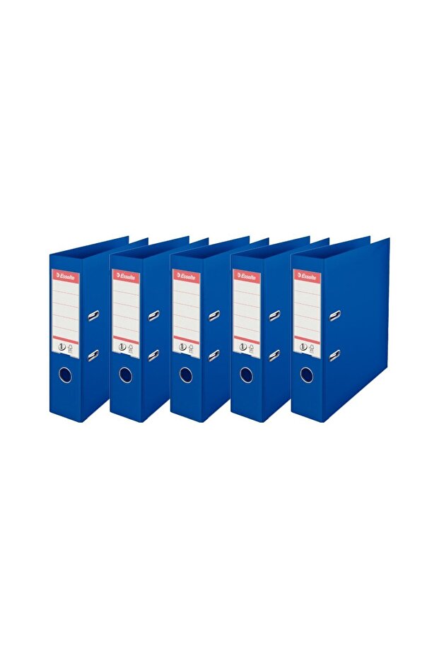 Large Plastic Folder (9940) Blue 5 Pack - 1