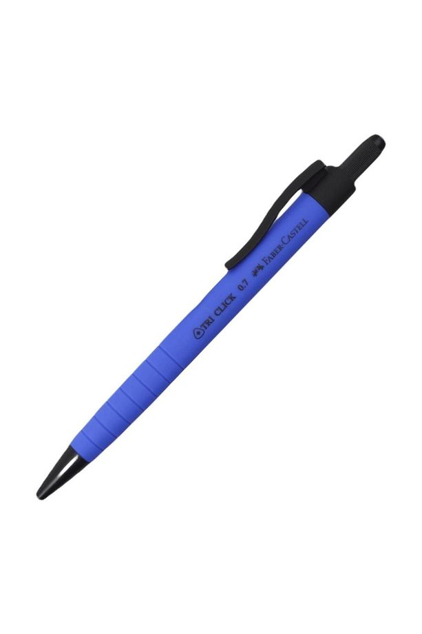 Faber-Castell Tri Click Kauçuk Kaplama Versatil Uçlu Kalem 0.7 Mavi 17189 - 1