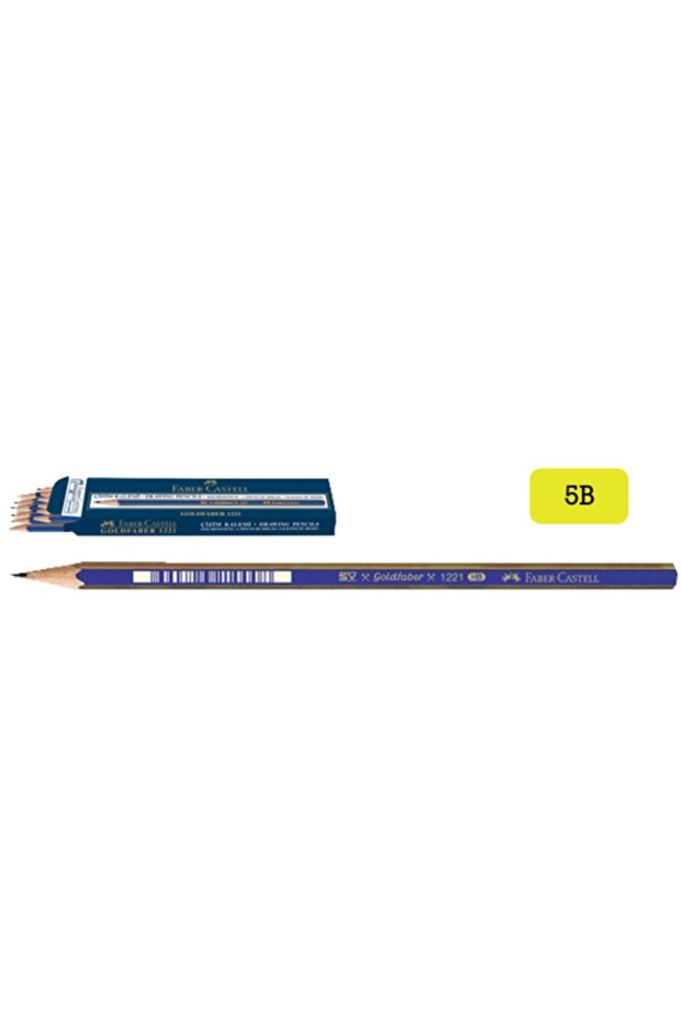 Faber-castell Goldfaber 5b Graduated Pencil 12 Pieces Box