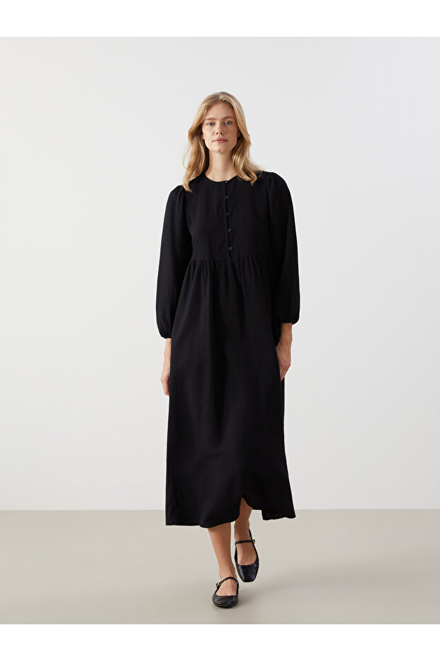 Crew Neck Women's Dress