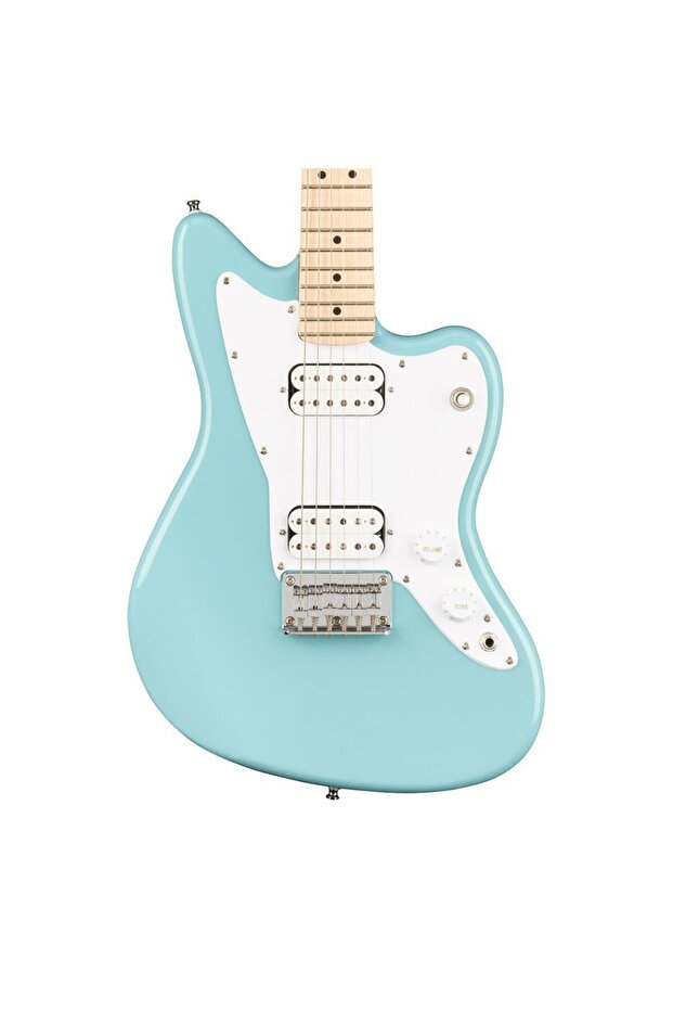 Mini Jazzmaster HH Akçaağaç Klavye Daphne Blue Elektro Gitar - 3