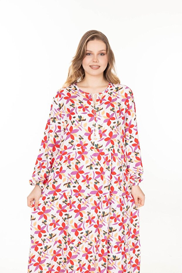 Rochie lungă de vară cu mânecă lungă pentru femei - 2