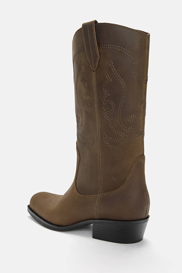 Kovboy deri çizme - 6