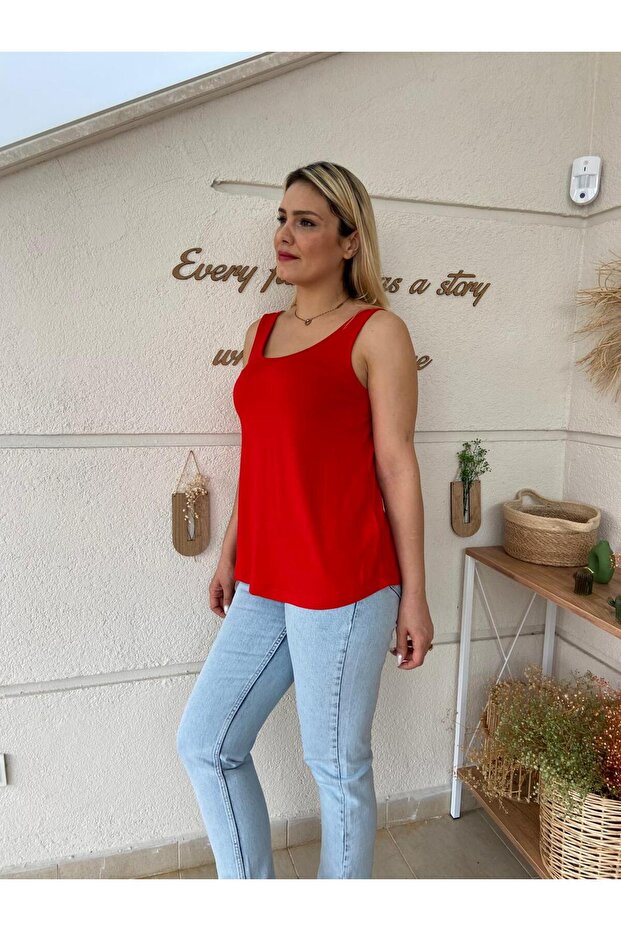 Kalın Askılı Tshirt - 3