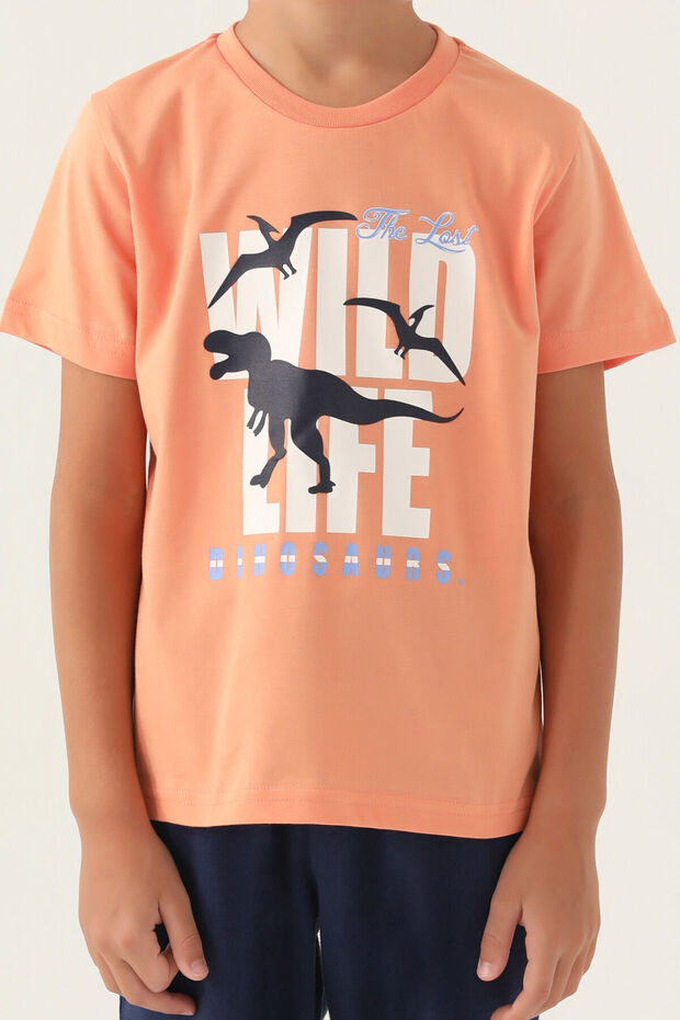 بدلة كابري برتقالية للأولاد - 4