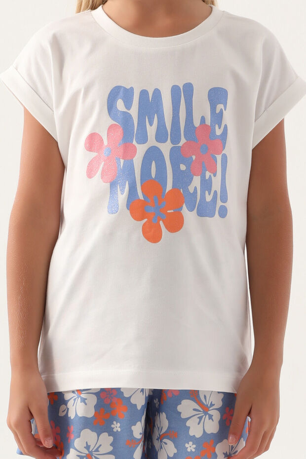 Костюм для дівчинки синього кольору - 4