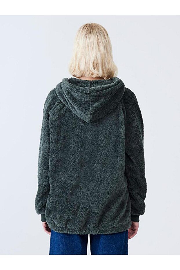 SERONO Peluş Kadın Sweatshırt - 3