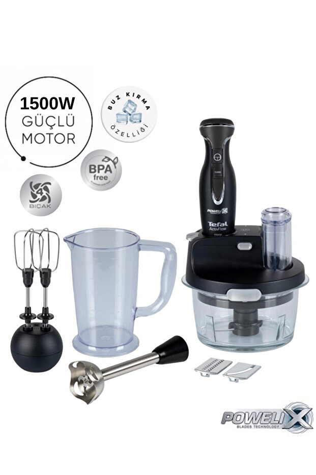 8,3L Aile Boyu Çift Hazneli Premium Airfyer + Cam Hazneli Tefalin En Güçlü Blender Mutfak Robotu - 4