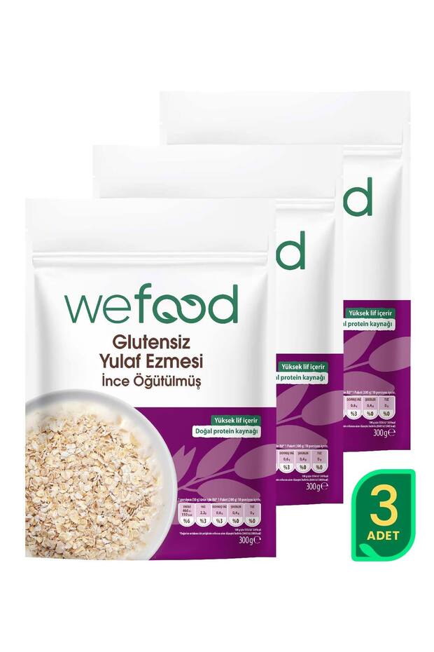 İnce Öğütülmüş Glutensiz Yulaf Ezmesi 3'lü - 1