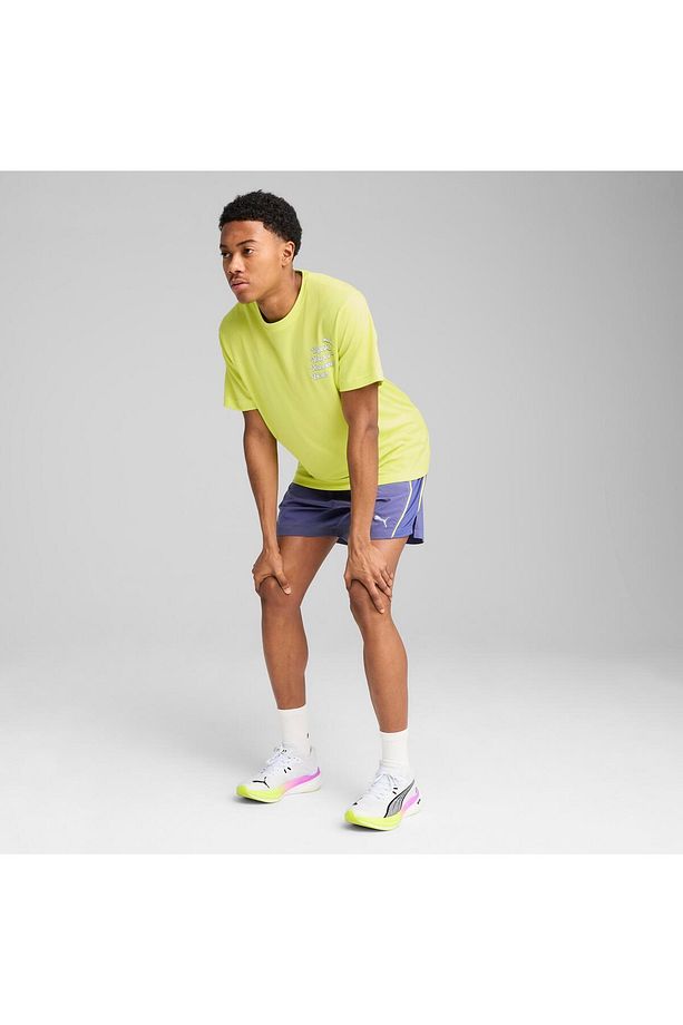 GRAPHICS RUNNING SLOGAN TEE Spor T-Shirt - 5