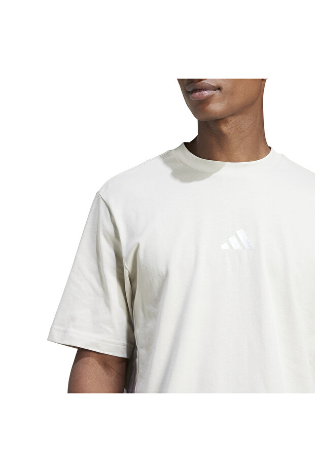 Essentials 3-Stripes Single Jersey Tişört - 5