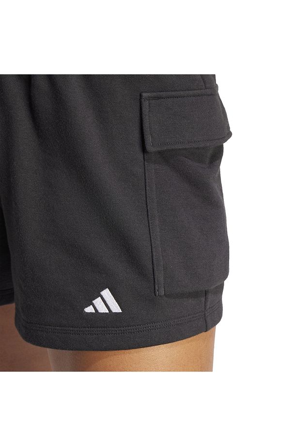 Essentials Small Logo French Terry Cargo Şort - 5
