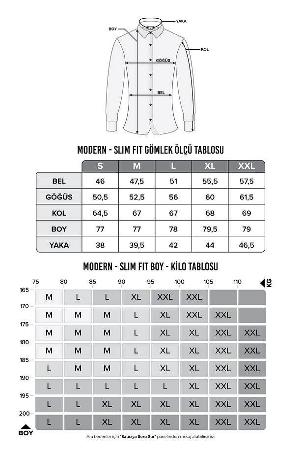 Modern Slim Fit Uzun Kollu Düz Saten Pamuklu Erkek Mavi Gömlek - 6