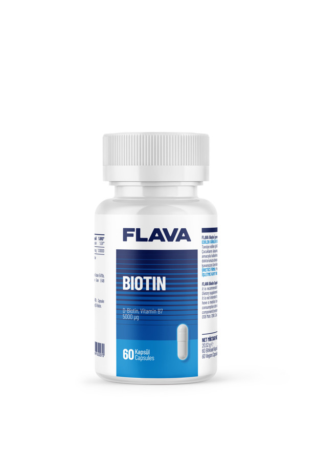 Biotin 5000mcg - 60 Kapsül. - 1