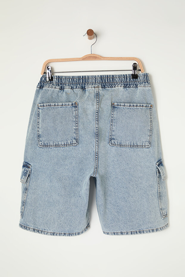 Mavi Regular Fit Kargo Cepli Denim Kot Şort & Bermuda TMNSS24SR00012 - 10