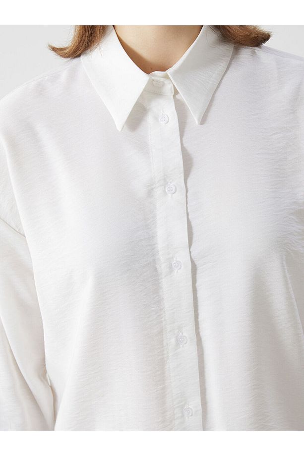LCW Oversize Kadın Gömlek Tunik - 4