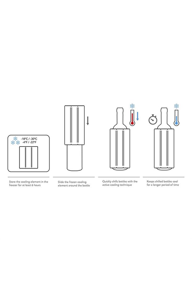 مبرد النبيذ النشط بنمط العنب - 4