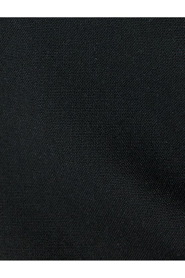 Cepli Yüksek Bel Geniş Paça Kumaş Pantolon - 6