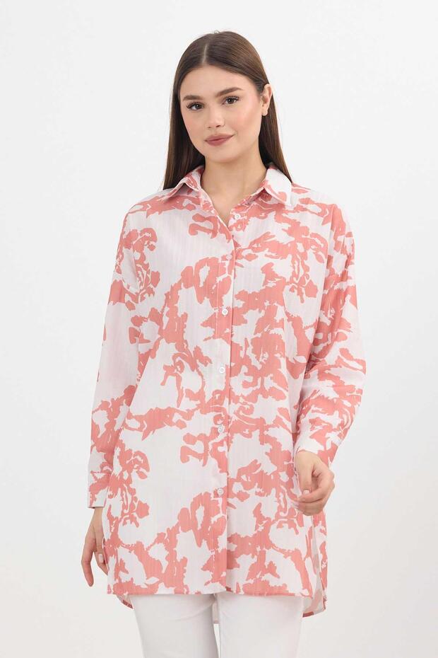 4401A Patterned Salmon Tunic - 6