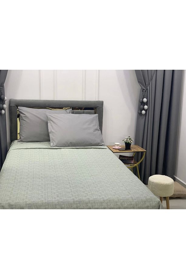 Nivemeshome Yeşil 160x230 Tek Pike Örtüsü Tek Kişilik - 4