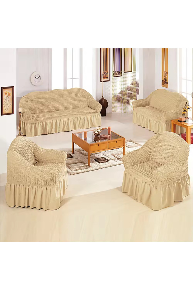 أريكة ملفوفة، أريكة، غطاء أريكة، غطاء أريكة مطاطي 3311SET