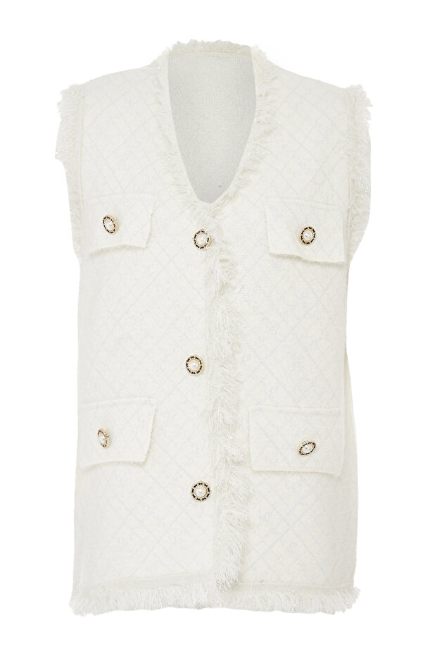 Ärmellose Jacke - 1