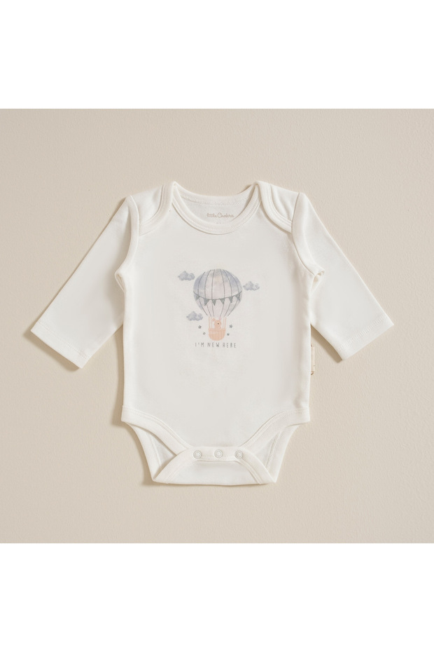 Baloon Yenidoğan Body Ekru - 1