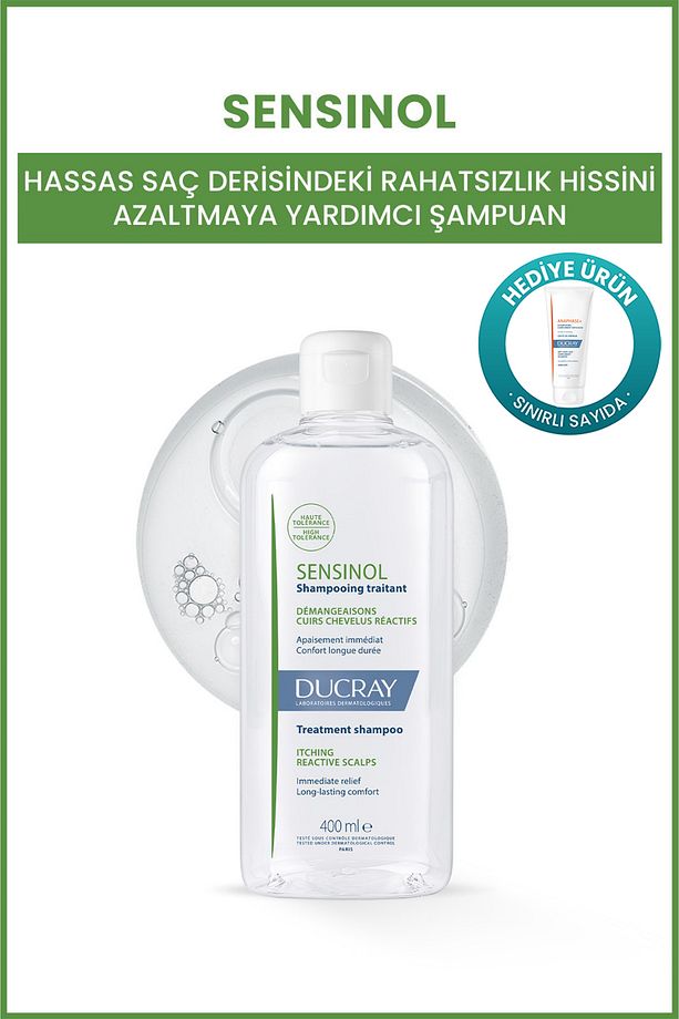 Sensinol Hassaslaşmış Saç Derisi Şampuanı 400 ml X Anaphase Saç Dökülmesi Karşıtı Şampuan 100 ml - 1