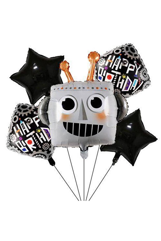 Robot Folyo Balon Seti - 1