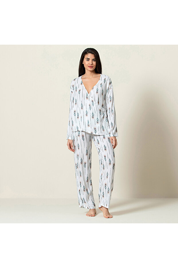 Allegra Gecelik Beyaz - 1