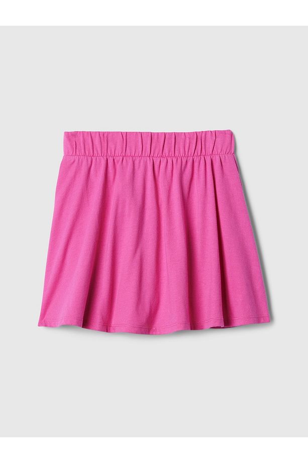 Kız Çocuk Pembe Desenli Şort Etek - 3