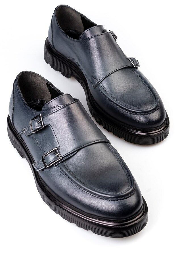 Genuine Leather, Eva Sole, Saddled, Leather Men's Shoes
