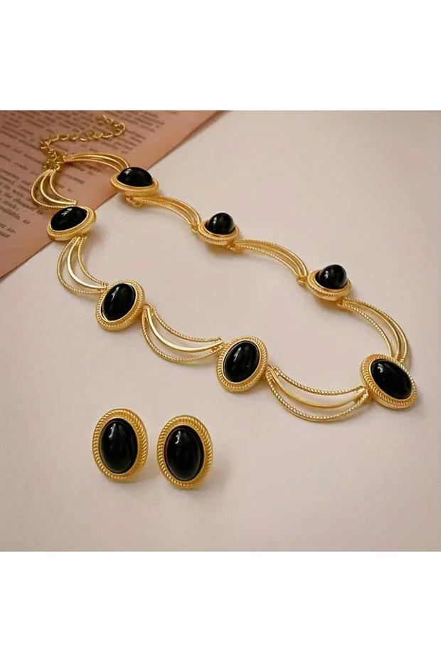 ŞIK KOLYE KÜPE SET - 5