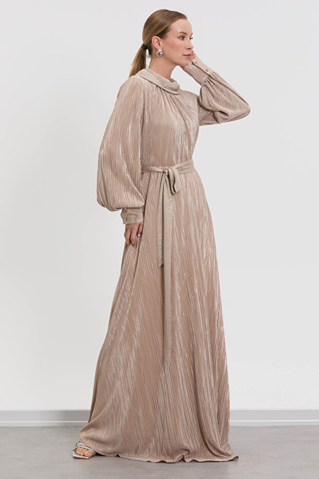 A500444 Aguaje Simli Elbise - 3