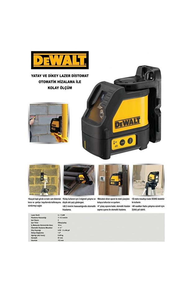 DW088K-XJ Artı Lazer Terazi Distomat - 2