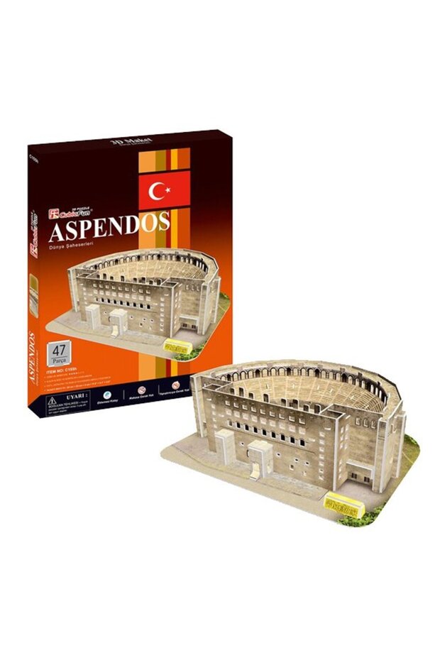 C155H Cubic Fun Aspendos 47 Piece 3D Puzzle