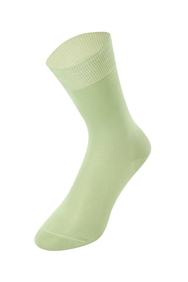 Weweus Pistachio Green Men's Mercerized Socks 718