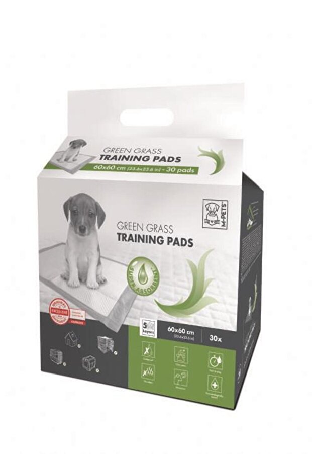 Puppy Dog Pee Pad Grass Scented 60 60 cm 30 Pieces
