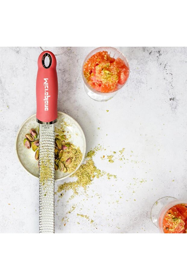 Premium Classic Nar Kırmızısı Çelik Zester Rende - 6