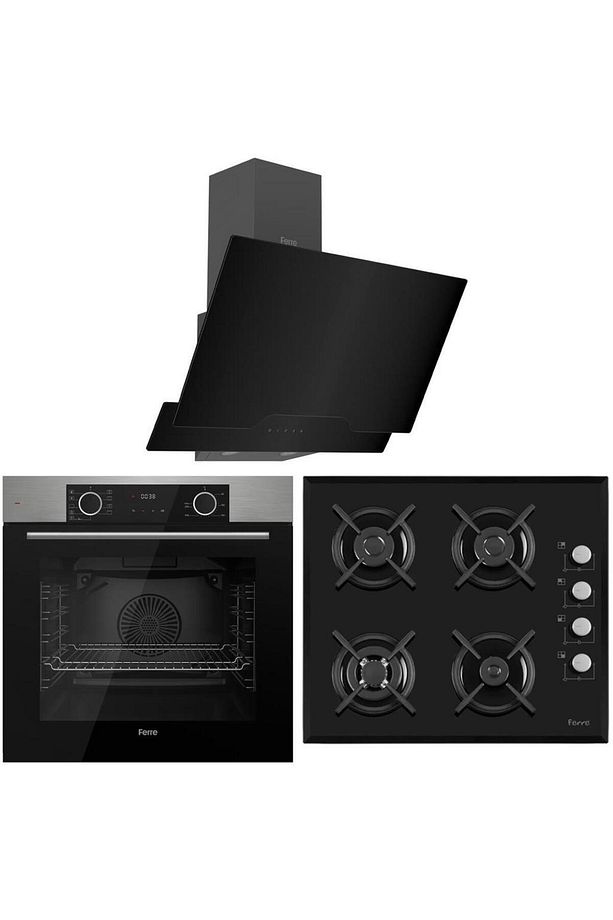 Fryart Hava Fritözü Fonksiyonlu Ankastre Plus Set - Inox - 1