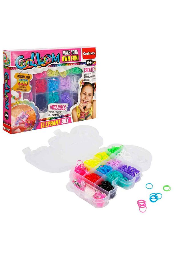 Paulinda Cool Loom Fil Kutulu Lastik Takı Yapım Seti - 1