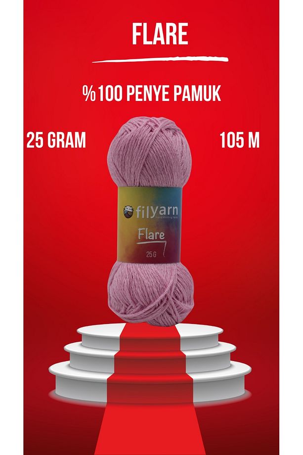Flare Örgü Ipi Seti, Bebek Ipi, Amigurumi Ipi, Yazlık Ip, Oyuncak Ipi, Hırka Ipi, Sonbahar Ip - 3