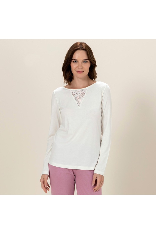 Marcel T-shirt Ekru - 1